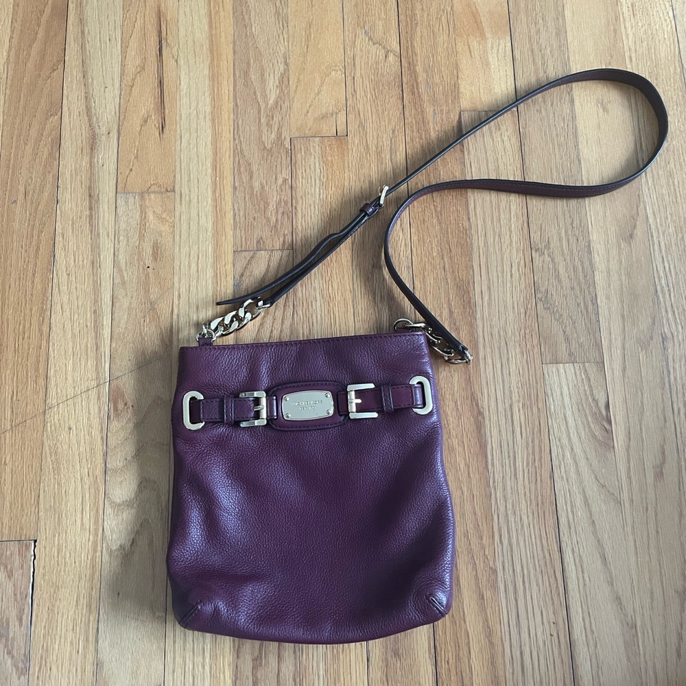 Michael Kors Burgundy Crossbody Bag